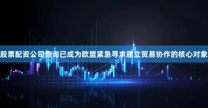 股票配资公司查询已成为欧盟紧急寻求建立贸易协作的核心对象
